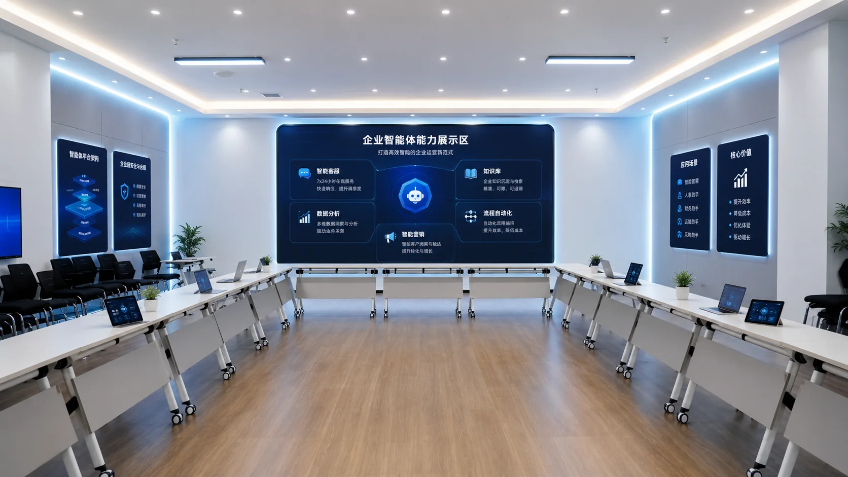 智能体能力展示区